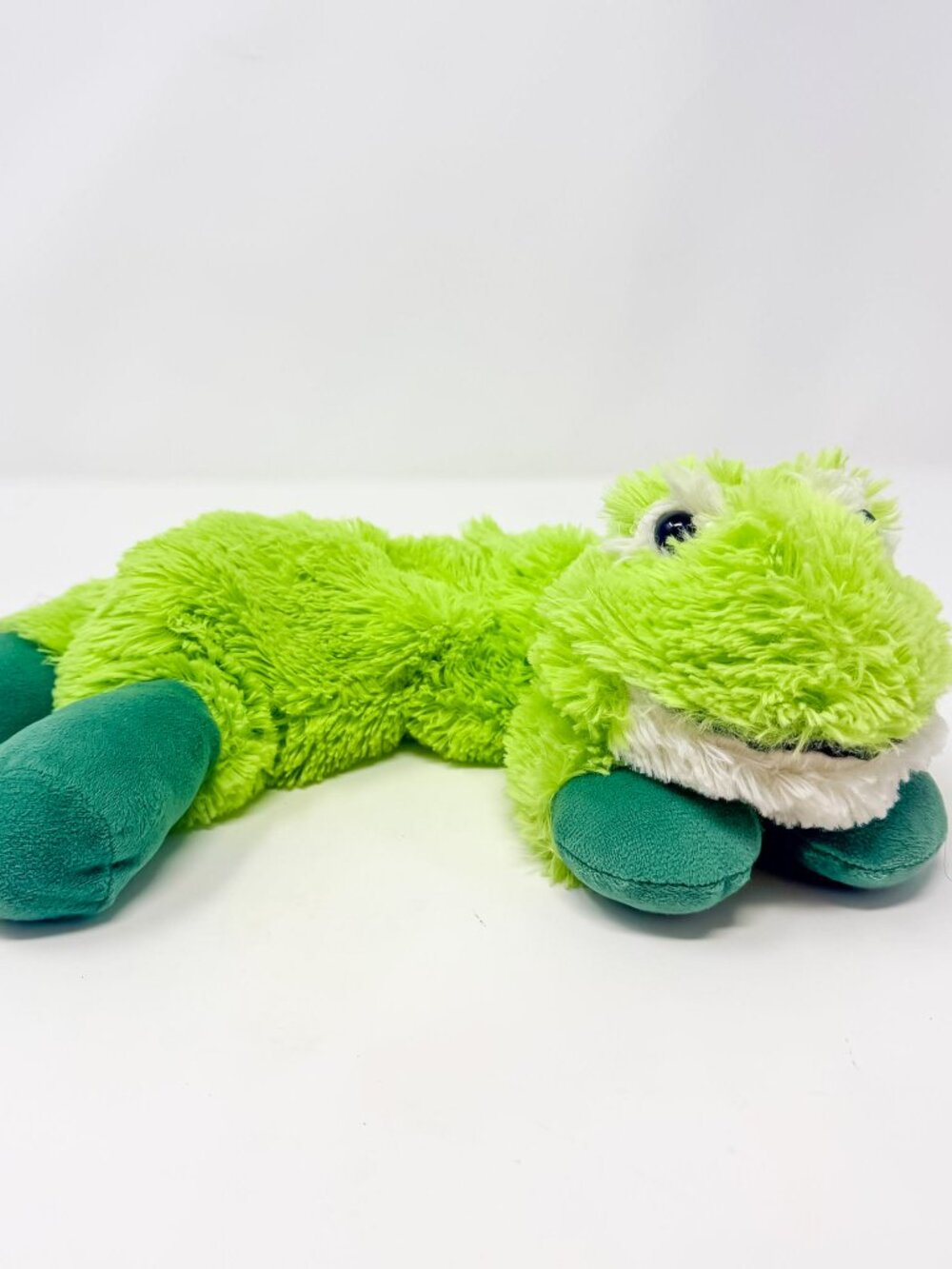 Warmies Frog Neck Wrap Soft Cozy Plush Heatable Weighted Lavender Scented